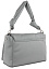 Сумка наплечная женская BUGATTI Cara, серая, полиуретан, 31х7,5х20 см, 4 л