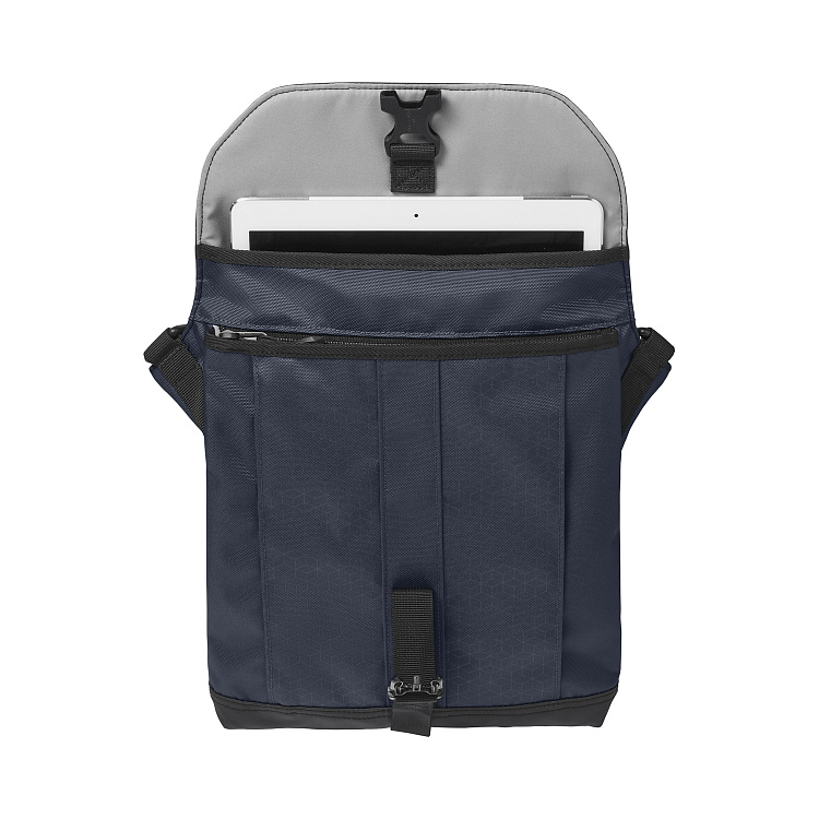 Сумка наплечная VICTORINOX Altmont Original Flapover Digital Bag, синяя, нейлон, 26x10x30 см, 7 л