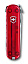Нож-брелок VICTORINOX NailClip 580, 65 мм, 8 функций, полупрозрачный красный
