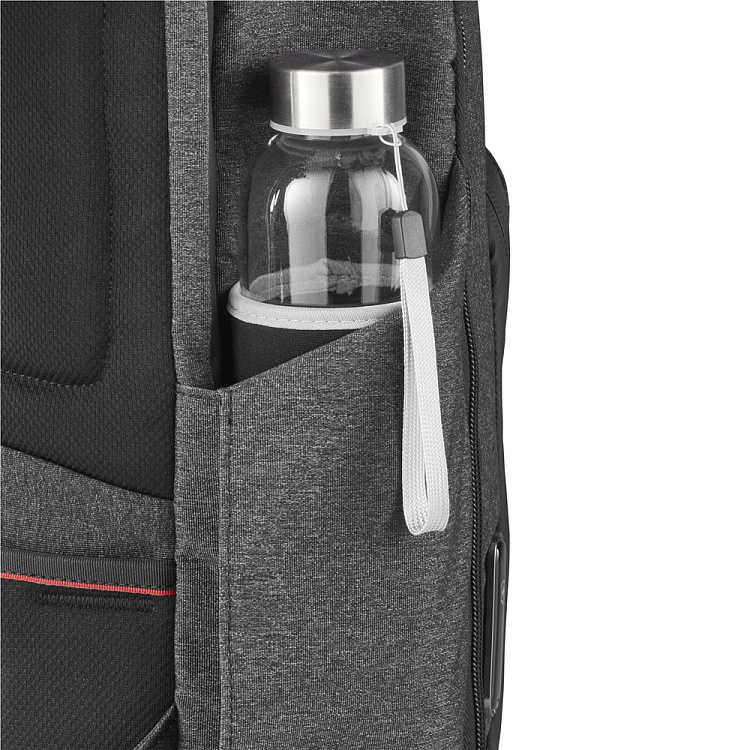 Рюкзак VICTORINOX Architecture Urban2 Deluxe Backpack 15”, серый, полиэстер/кожа, 31x23x46 см, 23 л