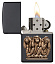 Зажигалка ZIPPO Classic с покрытием Black Matte, латунь/сталь, чёрная, матовая, 38x13x57 мм