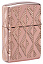Зажигалка ZIPPO Armor® Geometric с покрытием Rose Gold, латунь/сталь, розовое золото, 38x13x57 мм