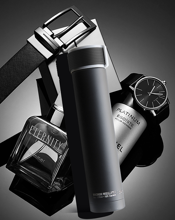 Термос SKINNY MINI, 230 мл, черный