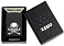 Зажигалка ZIPPO с покрытием Black Matte, латунь/сталь, серебристая, 38x13x57 мм