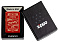 Зажигалка ZIPPO Classic с покрытием Metallic Red, латунь/сталь, красная, 38x13x57 мм