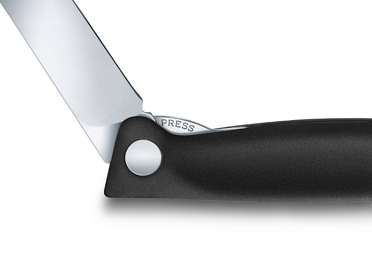 Нож для овощей VICTORINOX SwissClassic, складной, 11 см, чёрный