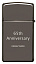 Зажигалка 65th Anniversary Zippo Slim® с покрытием Black Ice®, латунь/сталь, чёрная, 29x10x60 мм