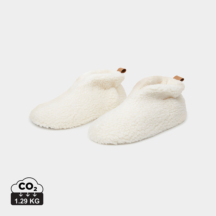 Тапочки VINGA Santos с мягким ворсом из rPET RCS