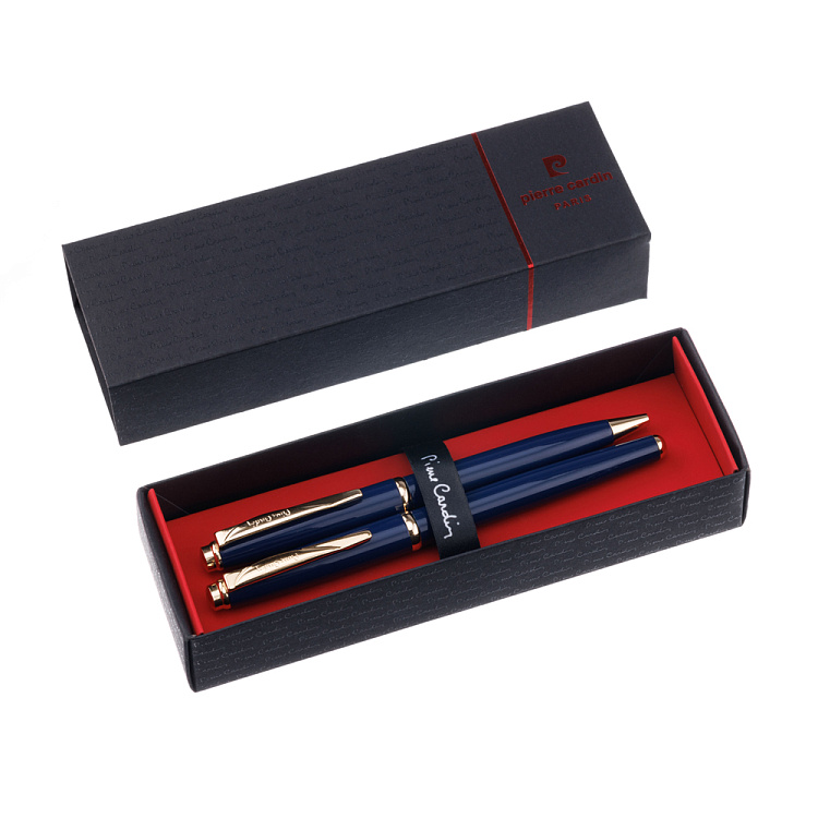 Набор Pierre Cardin PEN&PEN: ручка шариковая + роллер. Цвет - синий. Упаковка Е.