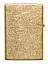 Зажигалка ZIPPO Classic с покрытием Tumbled Brass, латунь/сталь, золотистая, матовая, 38x13x57 мм