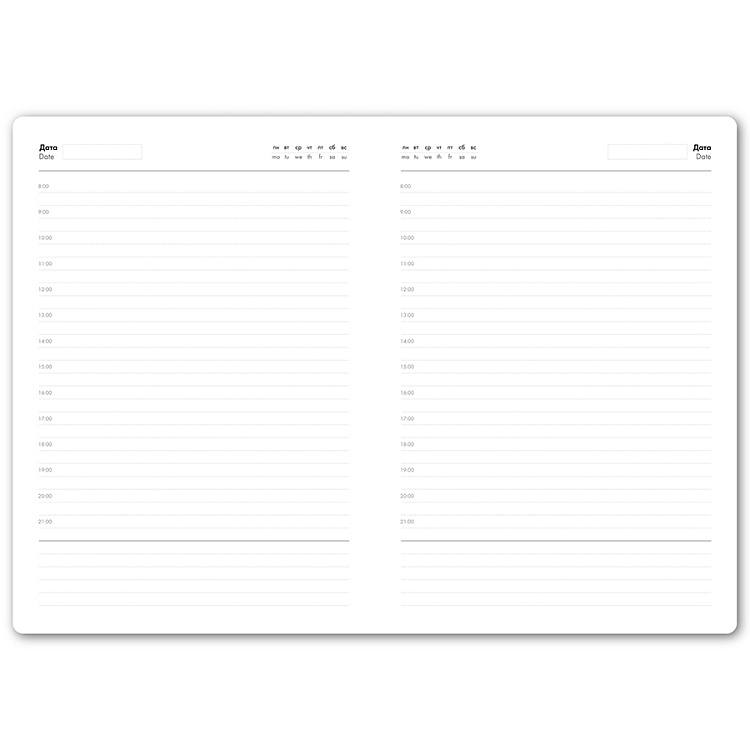 Ежедневник недатированный Joy, формат А5, в линейку