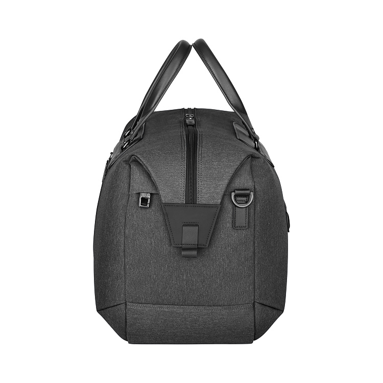 Дорожная сумка VICTORINOX Architecture Urban 2 Weekender, серый, полиэстер/кожа, 24x56x30 см, 45 л
