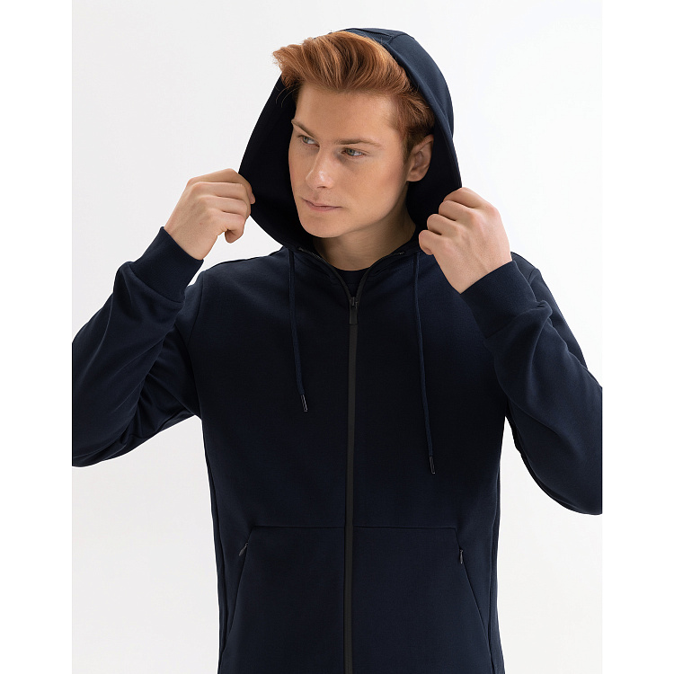 Толстовка на молнии с капюшоном MATEO