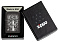 Зажигалка ZIPPO Chess Design с покрытием High Polish Black, латунь/сталь, черная, 38x13x57 мм