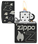 Зажигалка ZIPPO Classic с покрытием Black Matte, латунь/сталь, черная, матовая, 38x13x57 мм