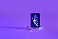 Зажигалка ZIPPO Lock Ness с покрытием Black Light, латунь/сталь, черная, матовая 38x13x57 мм