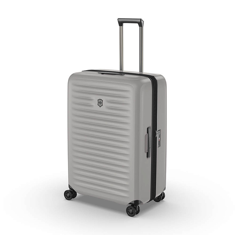 Чемодан VICTORINOX Airox Advanced, серо-белый матовый, 100% поликарбонат Makrolon, 50x32x75 см, 103