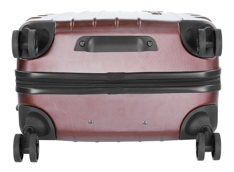 Чемодан BUGATTI Galatea, бордовый, поликарбонат / АБС-пластик, 36,5х24,5х56 см, 38 л
