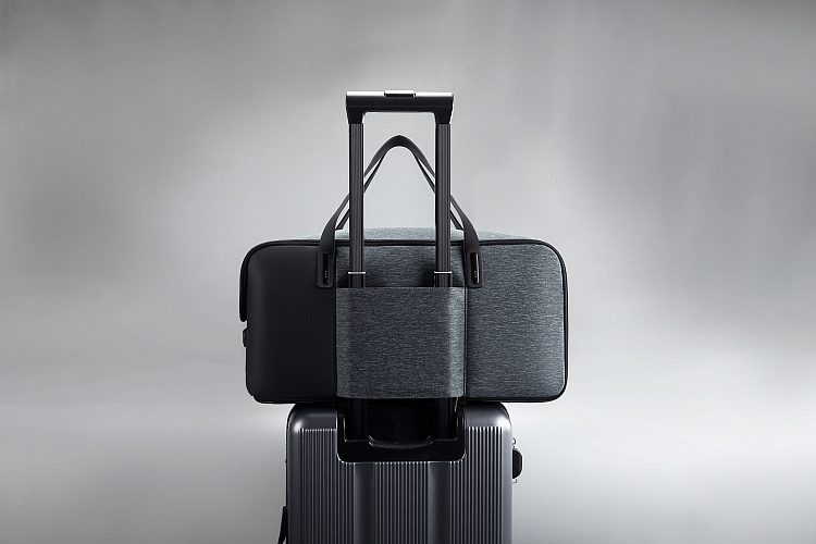 Дорожная сумка FlexPack Go 53х23х26 см, темно-серая