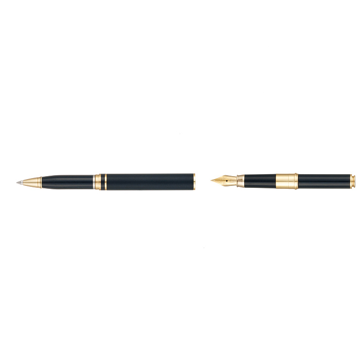Ручка 2 в 1 шариковая и перьевая Pierre Cardin COMBI PEN, цвет - черный. Упаковка Е