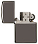 Подарочный набор ZIPPO: зажигалка Black Ice® и вставной блок для зажигалок для трубок, латунь/сталь