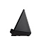 Настольные часы "Smart Pyramid" с bluetooth колонкой (3Вт) и беспроводным (15W) зарядным устройством, с подсветкой логотипа