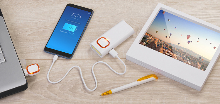 Флеш-карта с подсветкой логотипа, объем памяти 16GB