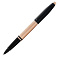 Ручка-роллер Cross Calais Brushed Rose Gold Plate and Black Lacquer