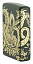 Зажигалка ZIPPO Dragon Design с покрытием Green Matte, латунь/сталь, зеленая, матовая, 38x13x57 мм