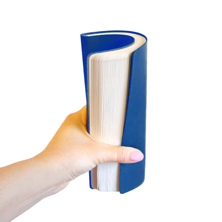 Ежедневник недатированный "FunkyPlan", 130*210 мм, голубой, серый форзац, блок-линейка