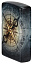 Зажигалка ZIPPO Compass Ghost с покрытием Glow In The Dark Green, латунь/сталь, черная, 38x13x57 мм
