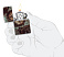 Зажигалка ZIPPO Compass Design с покрытием 540 Matte, латунь/сталь, разноцветная, 38x13x57 мм