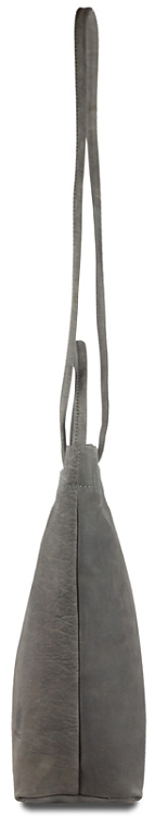 Сумка женская KLONDIKE YUKON «Nora», натуральная кожа в сером цвете, 30 х 32,5 х 12 см