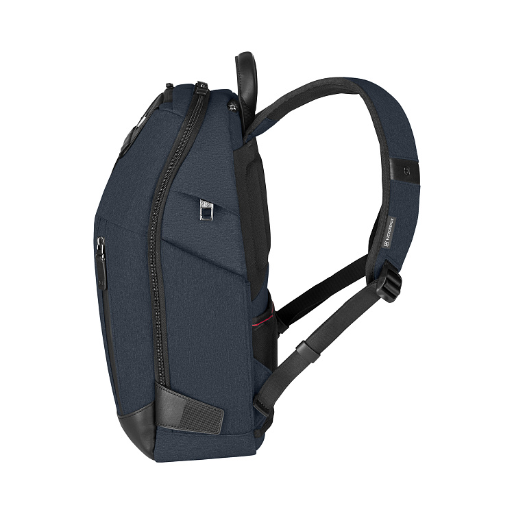 Рюкзак VICTORINOX Architecture Urban 2 City Backpack 14'', синий, полиэстер / кожа, 30x19x42 см, 17л
