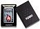 Зажигалка ZIPPO Flame Design с покрытием Street Chrome, латунь/сталь, серебристая, 38x13x57 мм