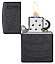 Зажигалка ZIPPO Tone on Tone Design с покрытием Black Matte, латунь/сталь, чёрная, 38x13x57 мм