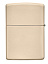 Зажигалка ZIPPO Classic с покрытием Flat Sand, латунь/сталь, бежевая, глянцевая, 38x13x57 мм