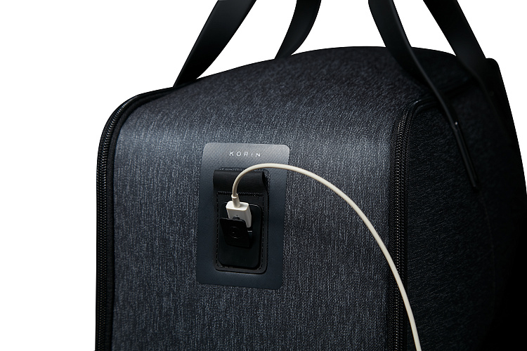 Дорожная сумка FlexPack Go 53х23х26 см, темно-серая