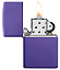 Зажигалка ZIPPO Classic с покрытием Purple Matte, латунь/сталь, фиолетовая, матовая, 38x13x57 мм