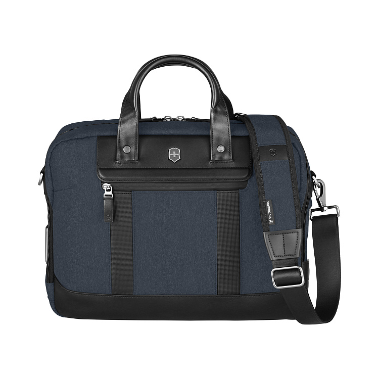 Портфель VICTORINOX Architecture Urban 2 Briefcase 15'', синий, полиэстер/кожа, 42x13x31 см, 16 л