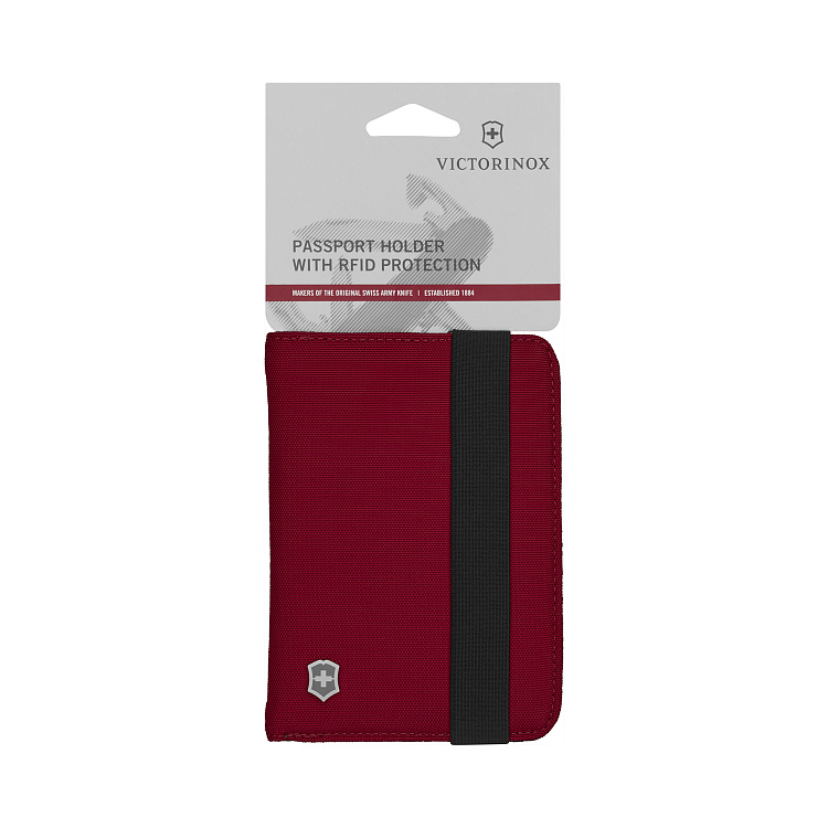 Обложка для паспорта VICTORINOX TA 5.0 Passport Holder, с RFID защитой, красная, нейлон, 10x1x14 см
