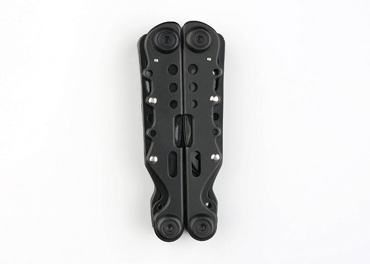 Мультитул Stinger, 105x40 мм, 13 функций, сталь, чёрный, в комплекте нейлоновый чехол