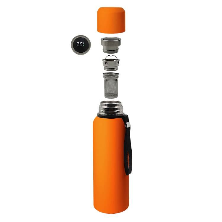 Термос S-travel New софт-тач с датчиком температуры 750 мл