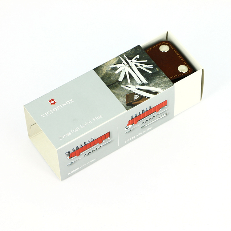 Мультитул VICTORINOX SwissTool Spirit XC Plus, 105 мм, 37 функций, в кожаным чехле