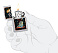 Зажигалка ZIPPO Cool Chick с покрытием Satin Chrome, латунь/сталь, серебристая, 38x13x57 мм