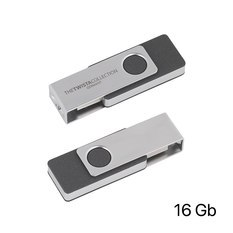 Флеш-карта TWISTAsoftgrip MS, 16Гб