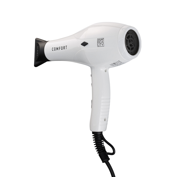Фен DEWAL BEAUTY Comfort White, белый, 2200 Вт, 1 насадка