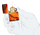 Зажигалка ZIPPO Lava Flow с покрытием 540 Tumbled Brass, латунь/сталь, оранжевая, 38x13x57 мм