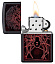 Зажигалка ZIPPO Spider Design с покрытием Black Matte, латунь/сталь, чёрная, матовая, 38x13x57 мм