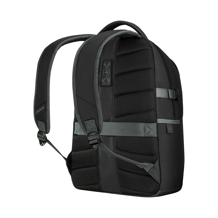Рюкзак WENGER Ryde 16", черный, полиэстер, 32 x 21 x 47 см, 26 л